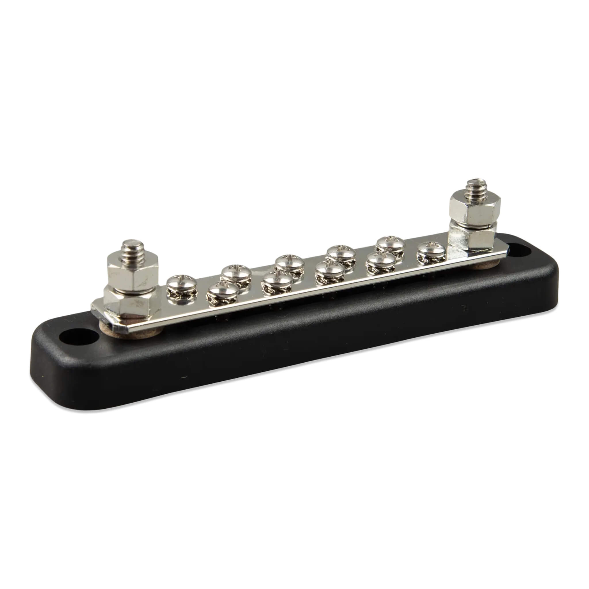 Busbar 150A 2P avec 10 vis + couvercle Victron 2 Bloc de connexion Victron 2 pôles 150A avec couvercle et 10 vis