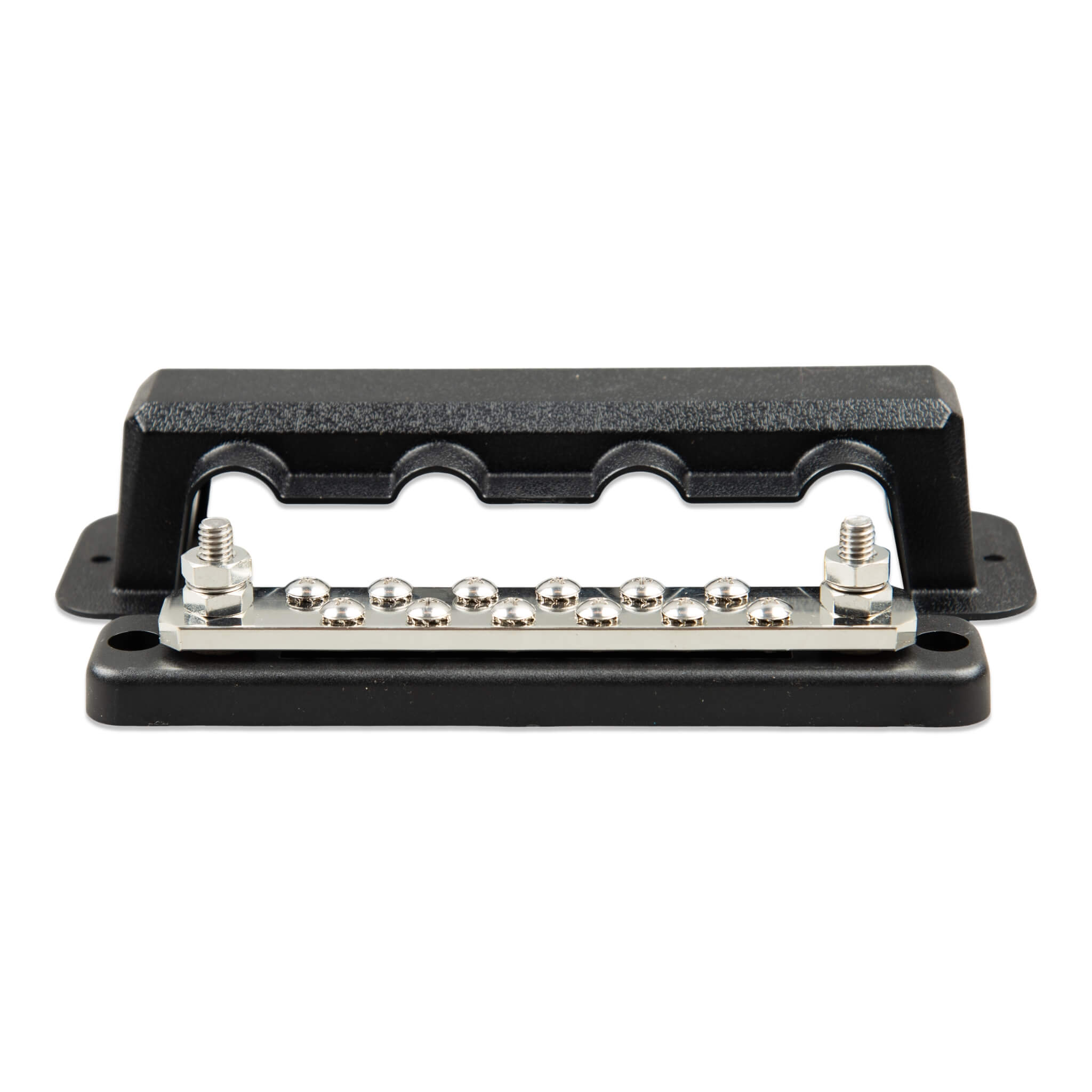 Busbar 250A 2P avec 12 vis + couvercle Victron 1 Busbar électrique Victron Energy 250A 2 pôles avec capot de sécurité + 12 vis