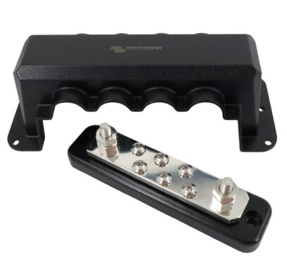 Busbar électrique Victron Energy 250A 2 pôles avec capot de sécurité + 6 vis