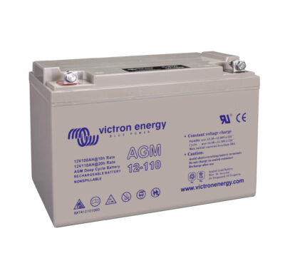 Batterie Victron AGM 110Ah pour utilisation longue durée