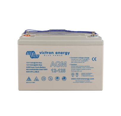 Batterie Victron AGM Super Cycle 125Ah pour utilisation longue durée