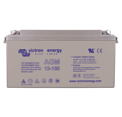 Batterie Victron AGM 165Ah pour utilisation longue durée