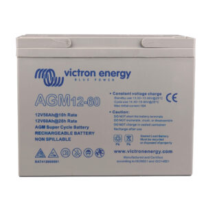 Batterie Victron AGM Super Cycle 60Ah pour utilisation longue durée
