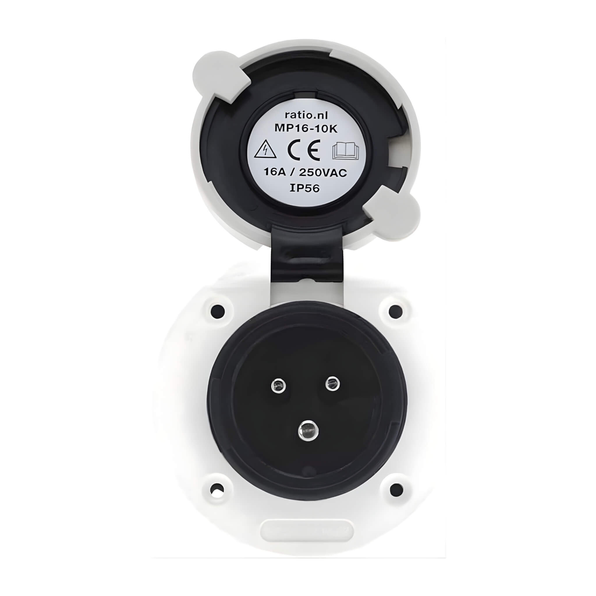 Prise P17 Polyamide 16A 250 Victron Energy 2 Prise P17 Victron Energy polyamide 16A étanche IP56 pour van aménagé