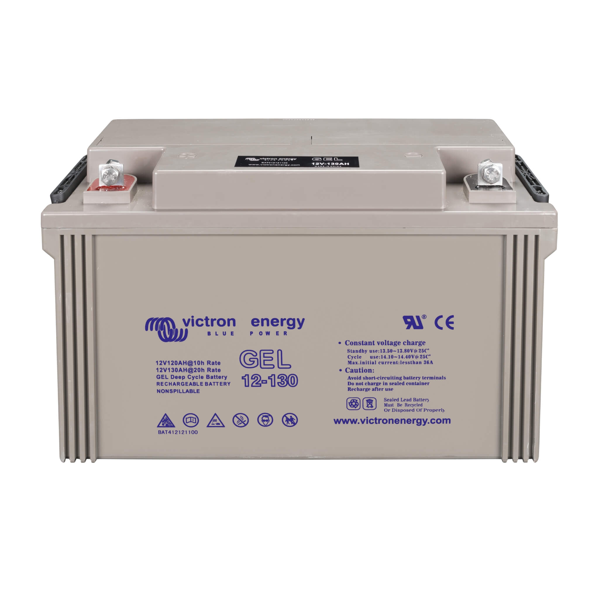 Batterie Gel 130 Ah Décharge Lente Victron 5 Batterie Gel Victron 130Ah Deep Cycle pour fourgon aménagé