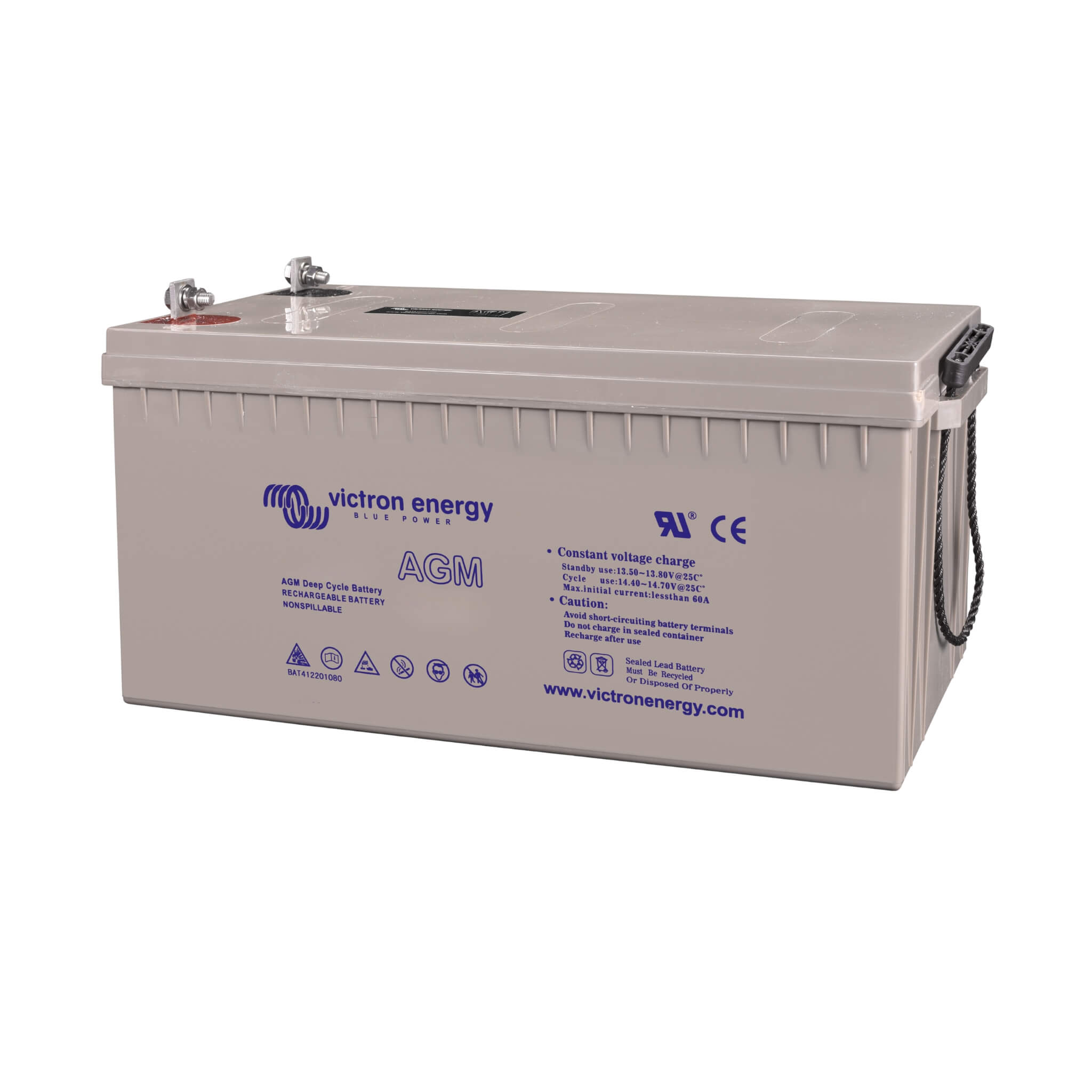 Batterie Gel 220 Ah Décharge Lente Victron 3 Batterie Gel Victron 220Ah Deep Cycle pour fourgon aménagé