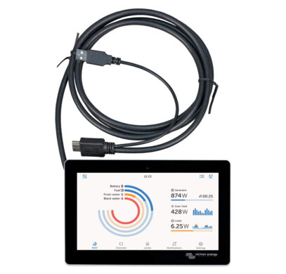 Écran de contrôle GX Touch 50 Flush Victron Energy pour fourgon aménagé