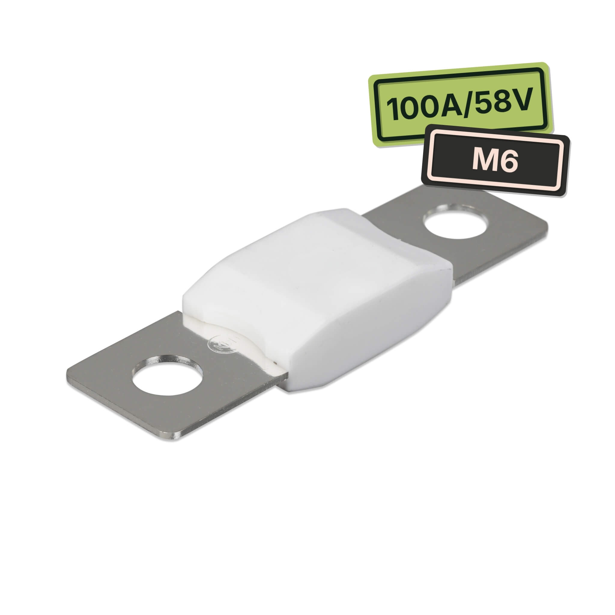 Fusible MIDI-Fuse 100A / 58V M6 Victron - Lot 5 pièces 1 Protection électrique MIDI Fuse 100A 58V-M6 Victron Energy pour installation électrique