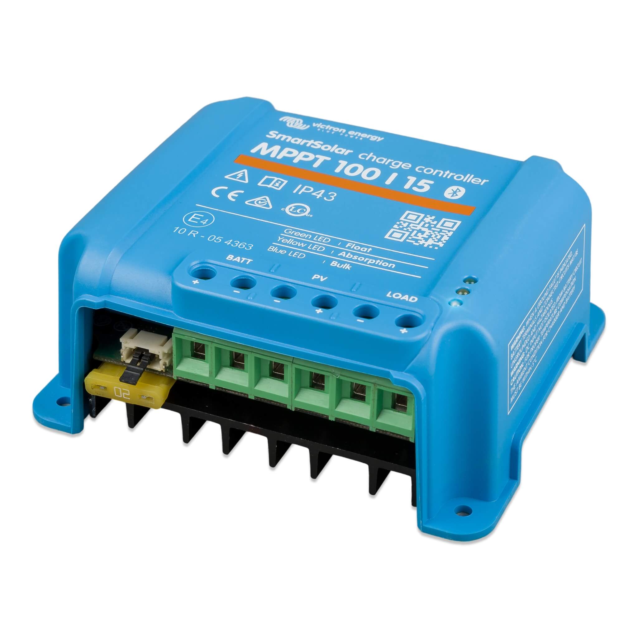 MPPT SmartSolar 100/15 Victron 4 Régulateur Victron SmartSolar 100/15 pour fourgon aménagé