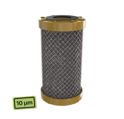 Cartouche filtrante à charbon actif WM Aquatec 10 µm pour filtration de l’eau en van