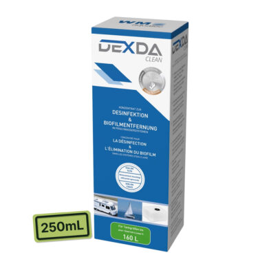 DEXDA Clean 250 ml WM Aquatec pour désinfecter un réservoir d’eau douce