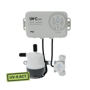 Filtre UV-8 Act WM Aquatec à LED UV-C pour désinfecter l’eau en van