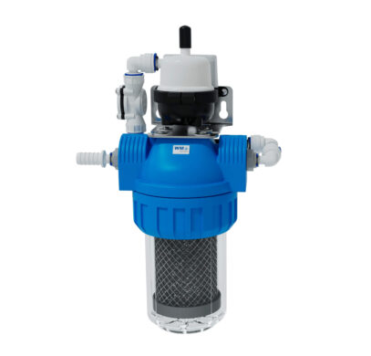 Filtre UV-8 Eco WM Aquatec avec charbon actif pour désinfecter l’eau en van