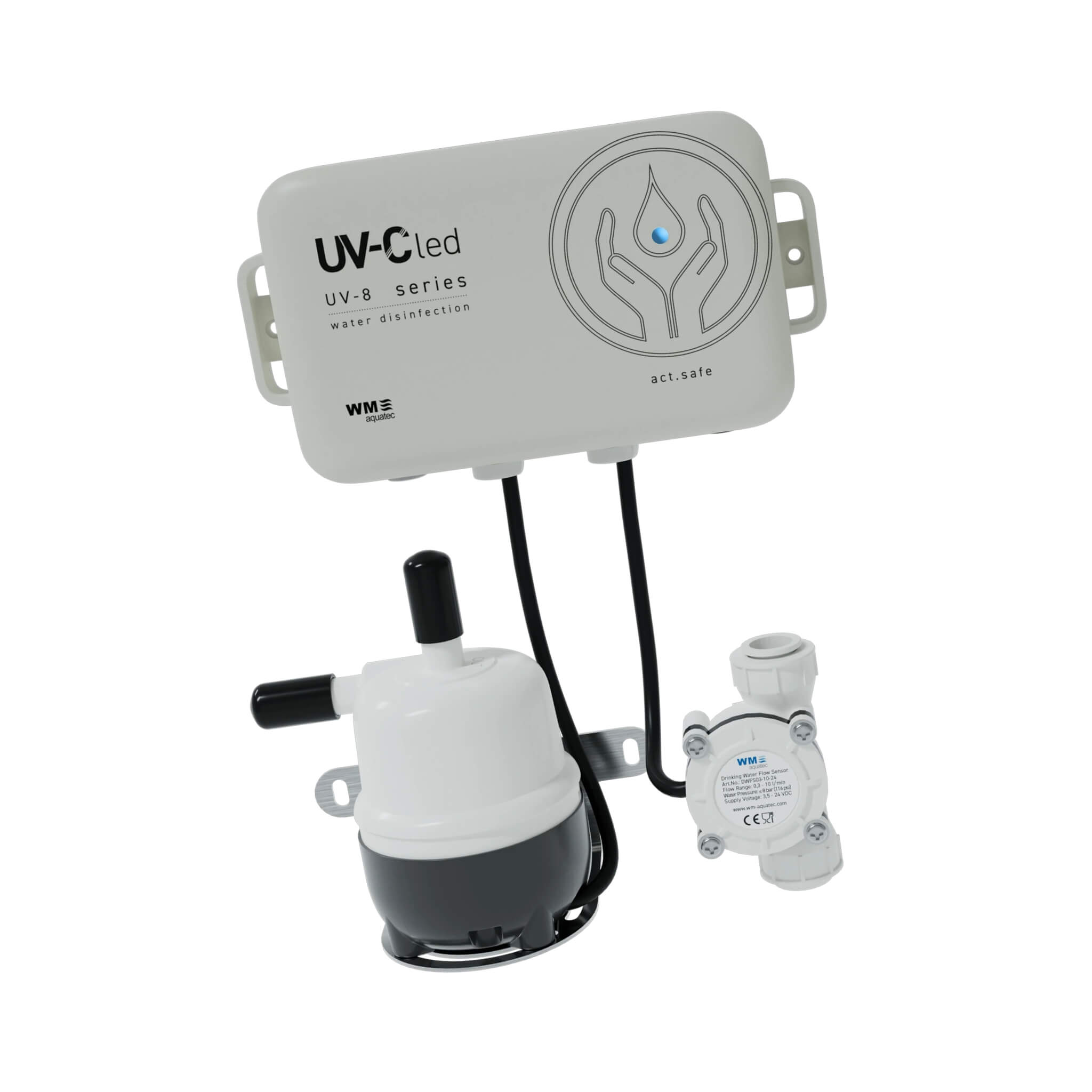 Filtre UV-8 Safe WM Aquatec 2 Filtre UV-8 Safe WM Aquatec à LED UV-C pour circuit d’eau de camping-car