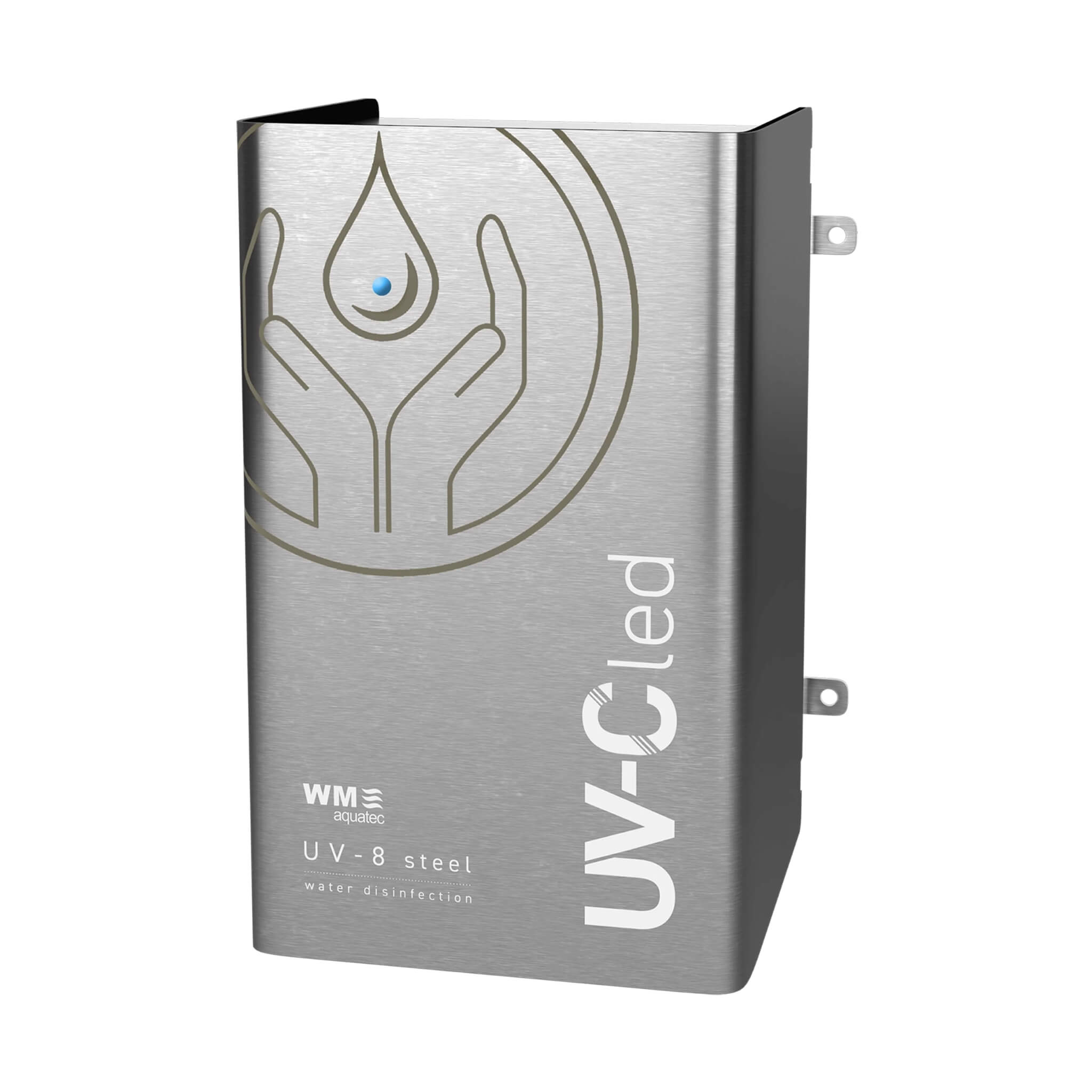 Filtre UV-8 Steel WM Aquatec 1 Filtre UV-8 Steel WM Aquatec à LED UV-C pour désinfecter l’eau en van