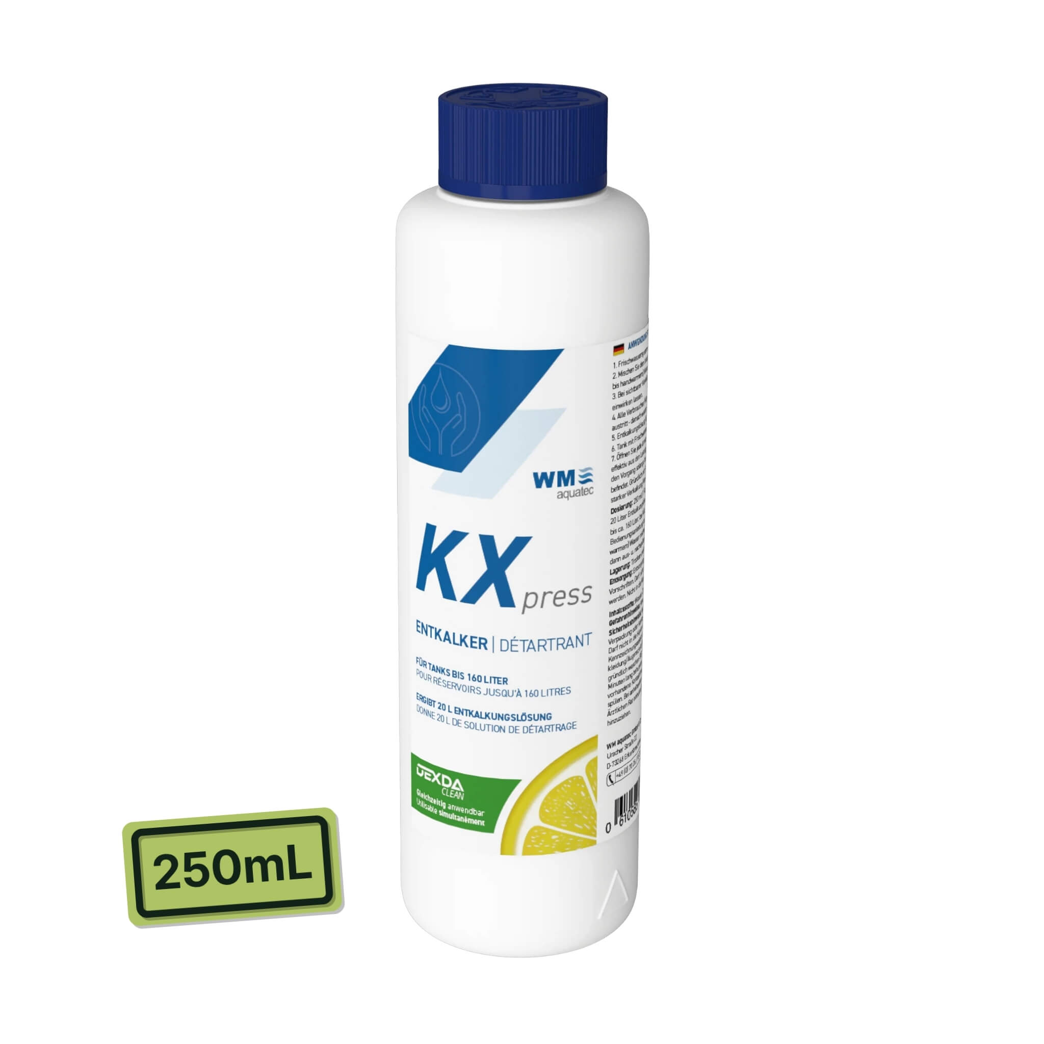 KXpress 250 ml WM Aquatec 1 Détartrant KXpress 250 ml WM Aquatec pour réservoir d’eau de camping-car
