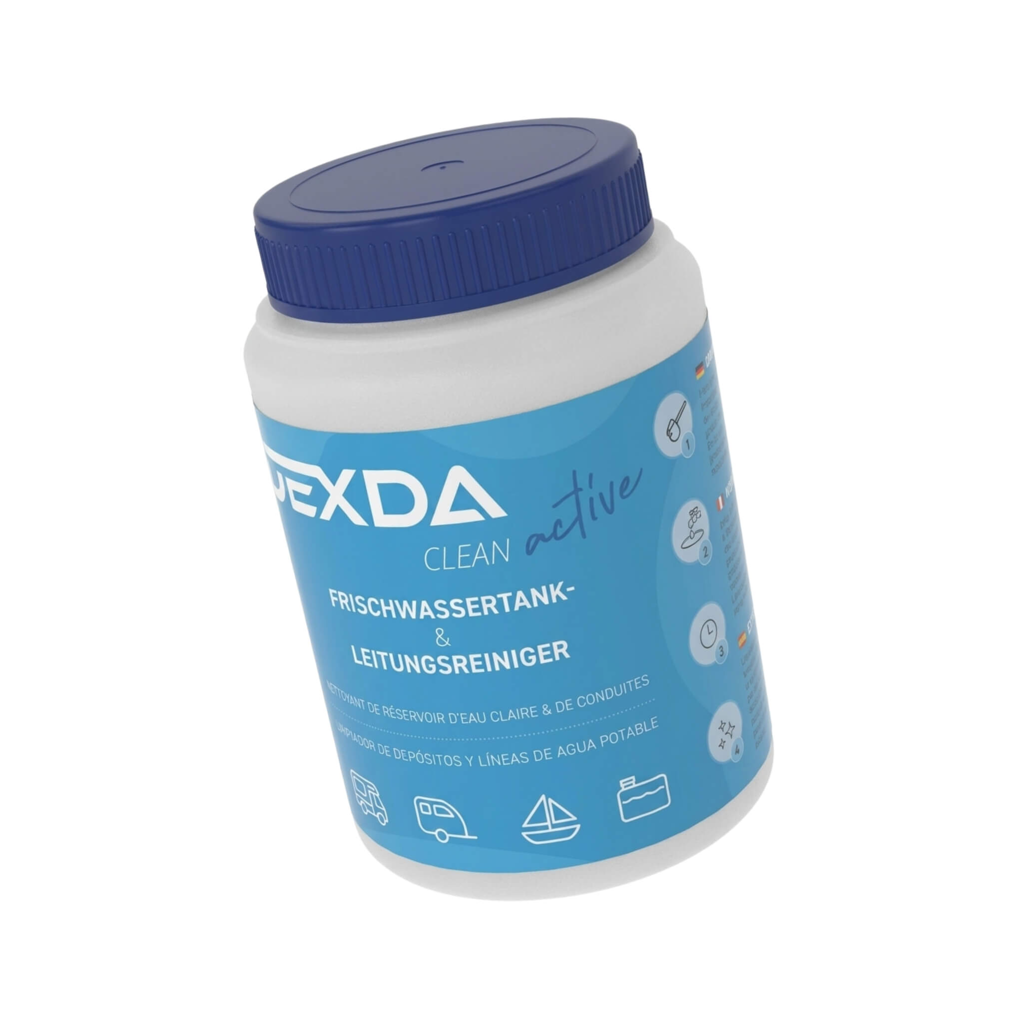 DEXDA Clean Active 600g WM Aquatec 2 Nettoyant réservoir DEXDA Clean Active 600 g WM Aquatec à base d’oxygène actif