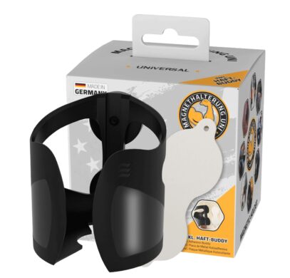 Pack support magnétique universel WM Aquatec avec plaque autocollante blanche
