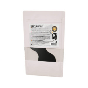 Plaque métallique autocollante noire WM Aquatec pour support magnétique universel