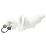 coupelle longue + bouchon à clé blanc Ø40mm - ZADI